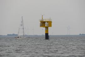 Dauermessstation des Instituts für Chemie und Biologie des Meeres (ICBM) der Universität Oldenburg nahe der Südwestspitze Spiekeroog