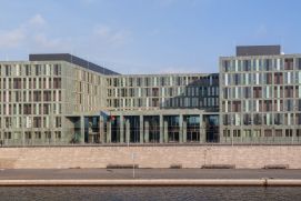 Der Berliner Dienststitz des Bundesministeriums für Bildung und Forschung, Kapelle-Ufer 1, Berlin.