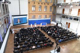 Am 23.&nbsp;Mai 2017 er&ouml;ffnete Staatssekret&auml;r Georg Sch&uuml;tte&nbsp;den BMBF-Zukunftskongress &bdquo;Energieoffensive 2030&ldquo; in Berlin.