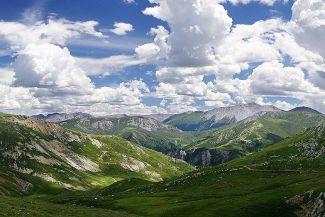 Panorama Bild Tibet Plateau