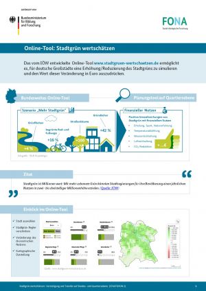 Projekt Stadtgrün wertschätzen