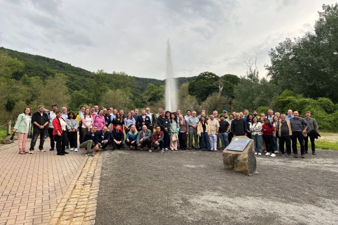 Gruppenbild der Teilnehmenden des Statusseminars zur deutsch-israelischen Wassertechnologie-Kooperation 2024 