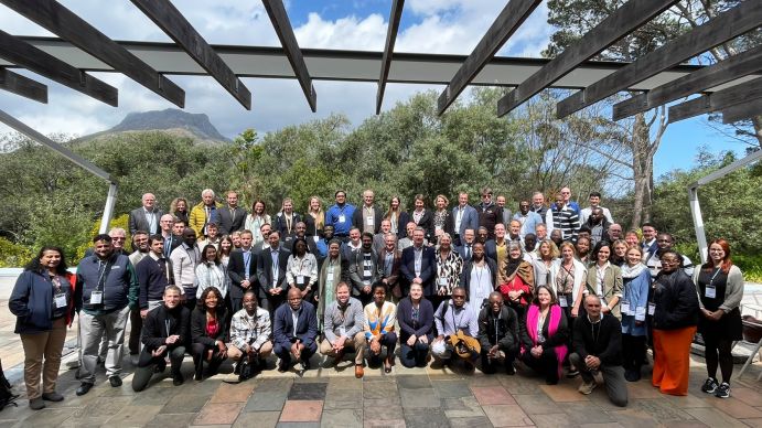 Teilnehmende der WASA-Auftaktkonferenz in Stellenbosch, Südafrika